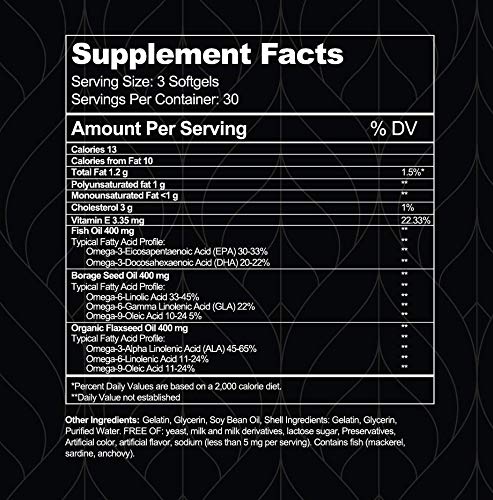Visual Advantage Tear Support Eye Vitamins - for Dry Eyes - 3 Month Supply