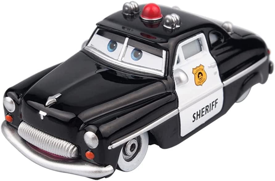6 PCS Toys Car 2 3 Mater Chick Hicks The King Doc Hudson Sheriff Diecast Car Toy Set for Boy Kids Gifts