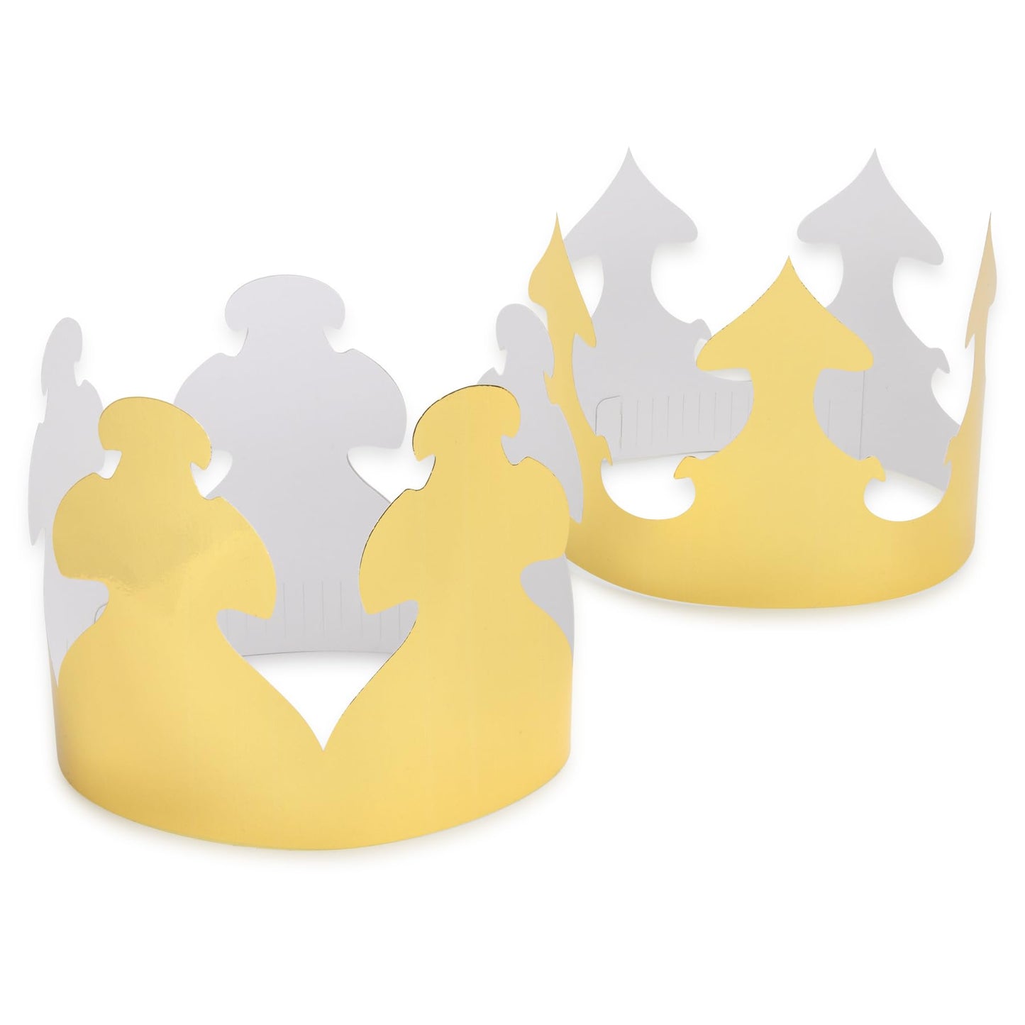 Hygloss Products Gold Paper Party Crowns – Made in the USA, 24 Pack