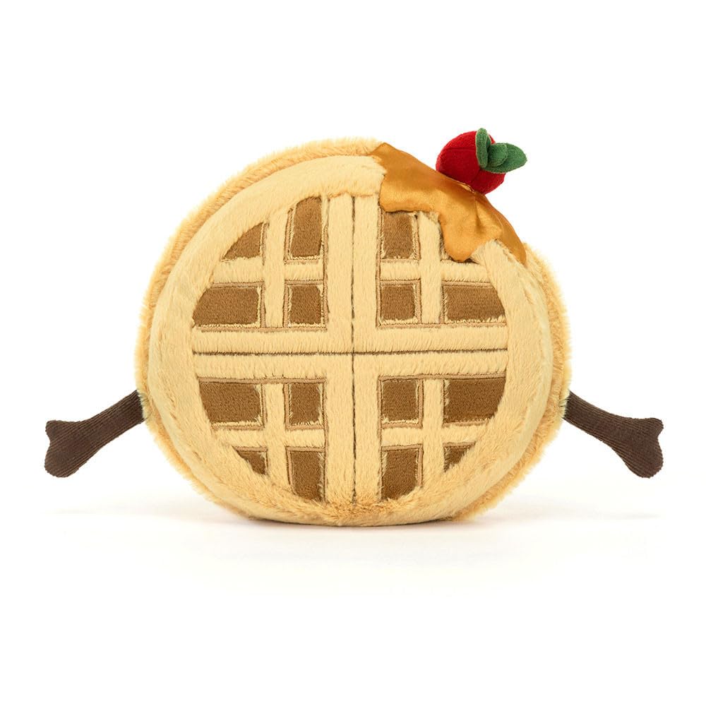 Jellycat Amuseable Rene Waffle, 6 inches - Fun Gift Idea