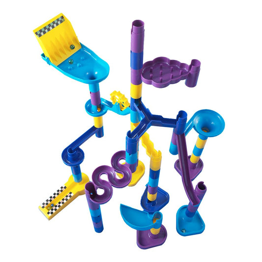 Discovery Toys MARBLEWORKS Marble Run Starter | Kid-Powered Learning | STEM Educational Building Block Toy Learning & Childhood Development 5 Years Old and Up