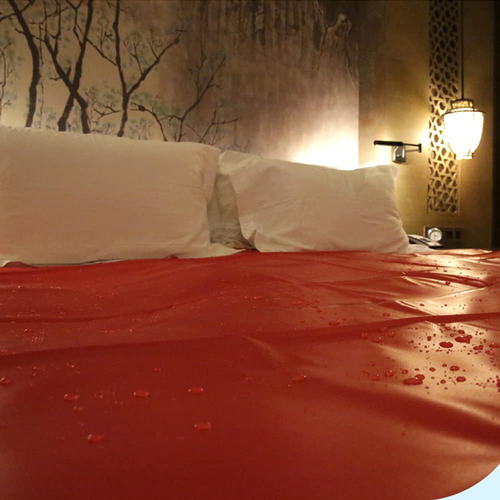 Zishine Waterproof Bed Sheets with Inflatable Pillow for Essential Oil Massage Spa, King 83x83in
