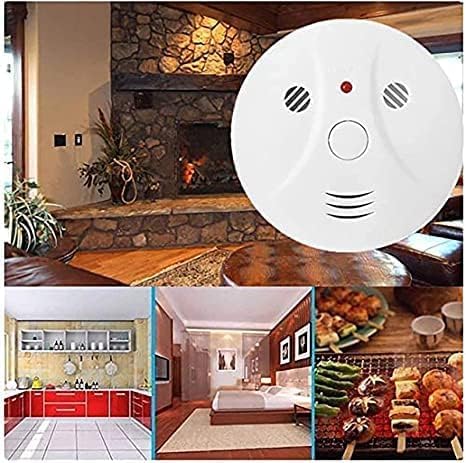 6 Pack Combination Smoke and Carbon Monoxide Detector Battery Operated, Travel Portable Photoelectric Fire&Co Alarm for Home, Kitchen