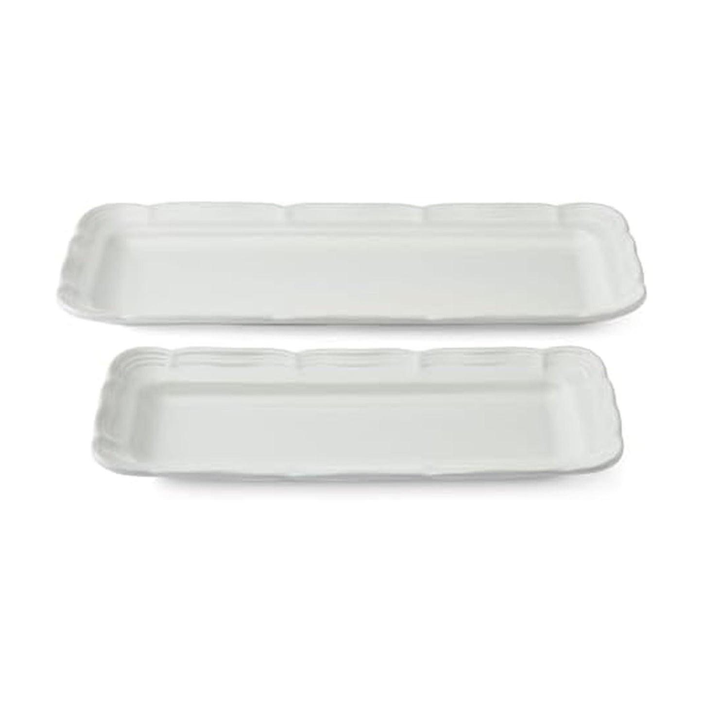 Mikasa French Countryside Bread Tray Serving Platters, Set of 2, 12 Inch and 15 Inch