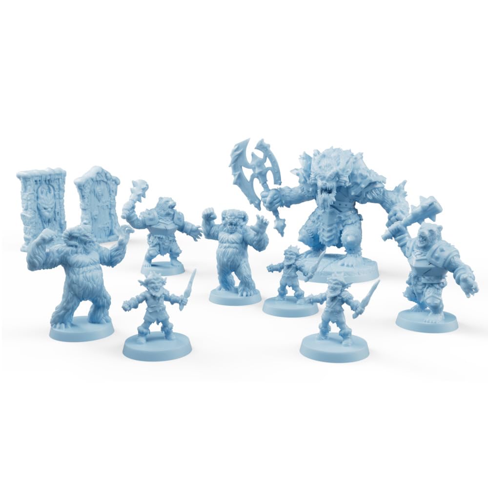 Avalon Hill HeroQuest The Frozen Horror Quest Pack, Dungeon Crawler Game for Ages 14+, Requires HeroQuest Game System to Play