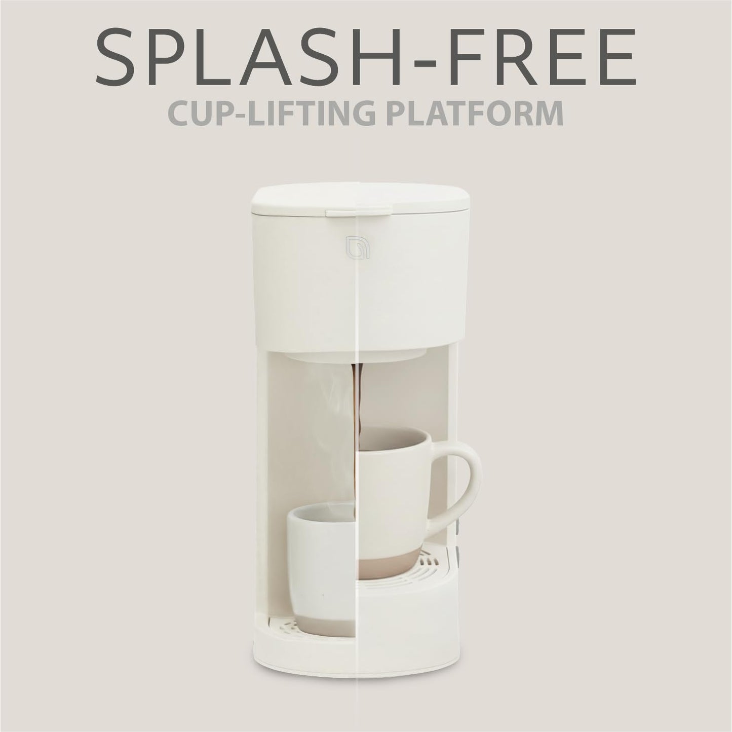 WILLOW K-Cup Coffee Maker, Single Serve Coffee Maker with 6 to 12oz Brew Size & Strong Brew Option, Single Cup Coffee maker made with 99% PCR Recycled Plastics, Coffee Machine