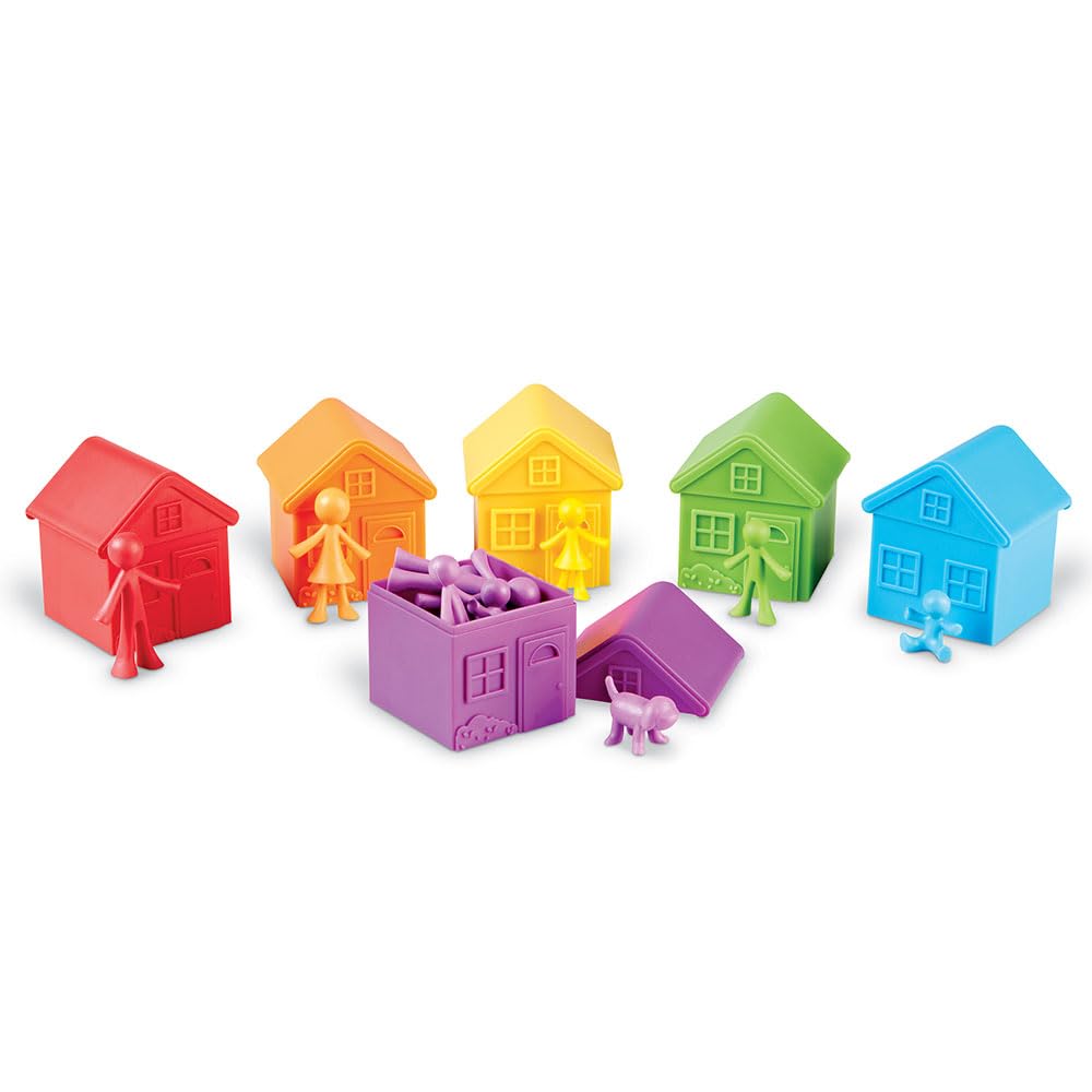 Learning Resources All About Me Sorting Neighborhood - 42 Pieces, Ages 3+ Social Emotional Learning Toys, Toddler Learning Toys