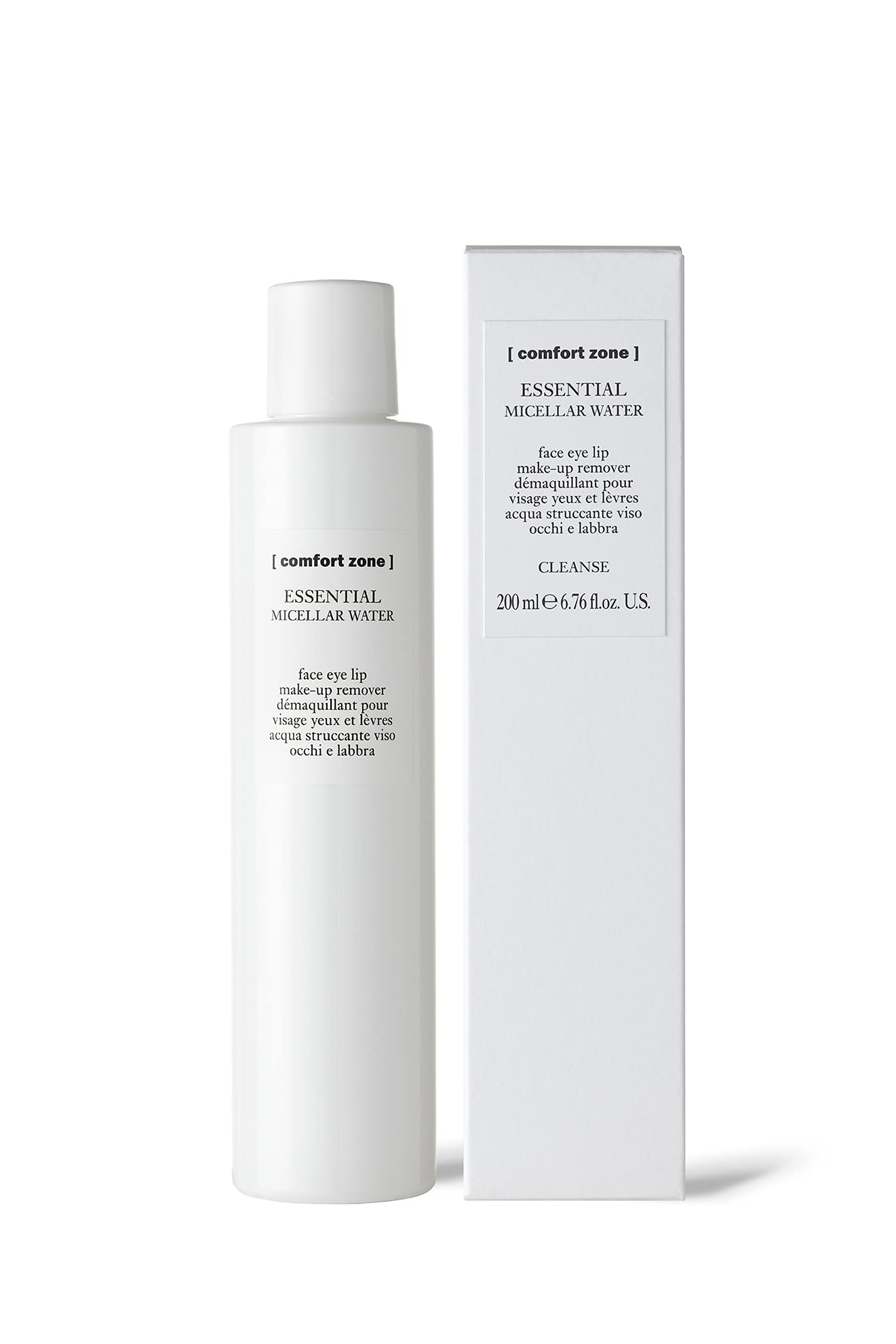 [ comfort zone ] Essential Micellar Water Make-Up Remover, Fresh and vibrant with citrus and herb, 6.76 fl. oz.