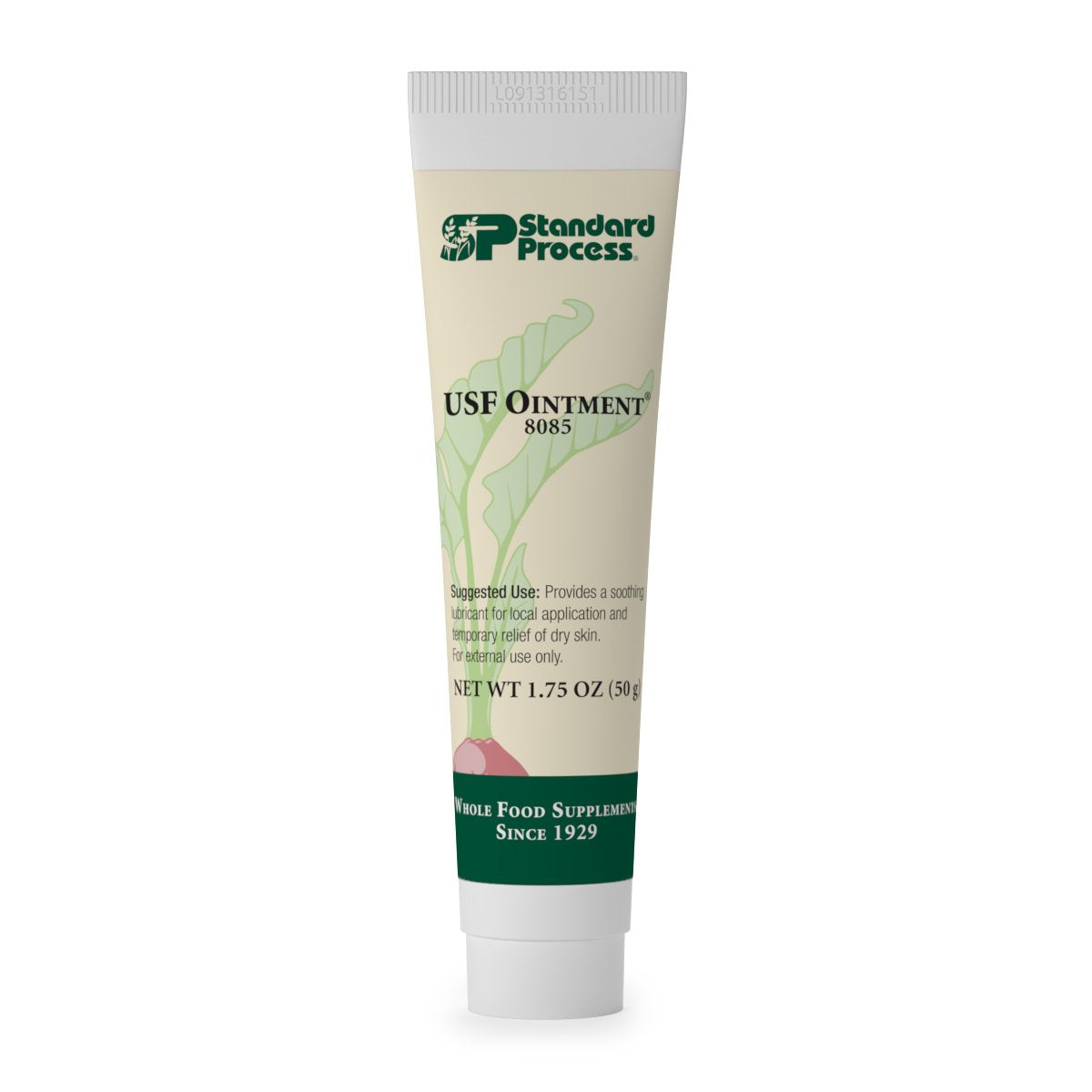 Standard Process Inc. USF Ointment - Whole Food Moisturizer and Dry Skin Ointment for Dry Hands and Dry Skin with Lard, Lanolin, Sunflower Lecithin, Flaxseed Oil, and Beeswax - 1.75 Ounce