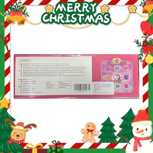 maysida Unicorn Dance Mat Toys for 3-12 Year Old Girls, Dance Pad with LED Lights, Built-in Music, 6 Game Modes, Electronic Dancing Mat as Christmas Birthday Gift for 3 4 5 6 7 8 9+ Girls (Pink)