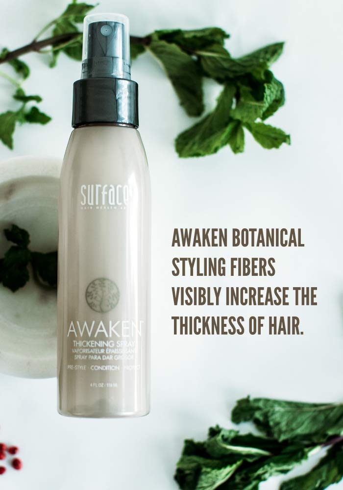 Surface Hair Awaken Thickening Spray, Pre-Style Conditioning and Protection, 4 Fl. Oz.
