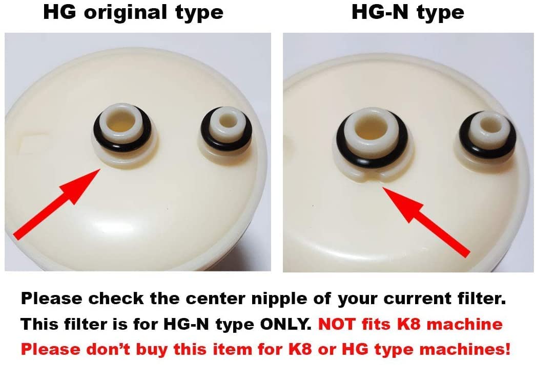 Ionhitech Replacement Filter Compatible with Water Ionizer Using HG-N Filter (Not Compatible with K8 and Original HG Machines)
