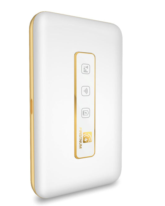 FIRSTNUM M5 Mobile Hotspot, Portable WiFi Hotspot for Travel in 160+ Countries, Connect Up to10 Devices, No SIM Card Required and No Contract eSIM Hotspot, Portable Hotspot with 1GB Free Data Monthly