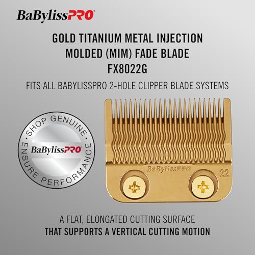 BaBylissPRO Blue Titanium Precision Fade Blade MIM Process