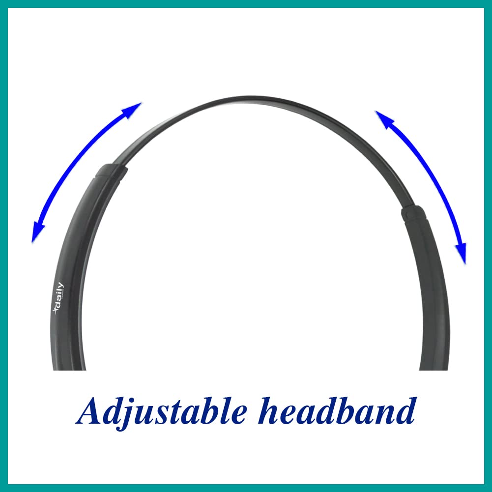 Polycom Phone Headset Noise Cancelling Mic RJ9 U10P Bottom Cable Compatible with Polycom VVX, Shoretel, Nortel (Avaya) Phones