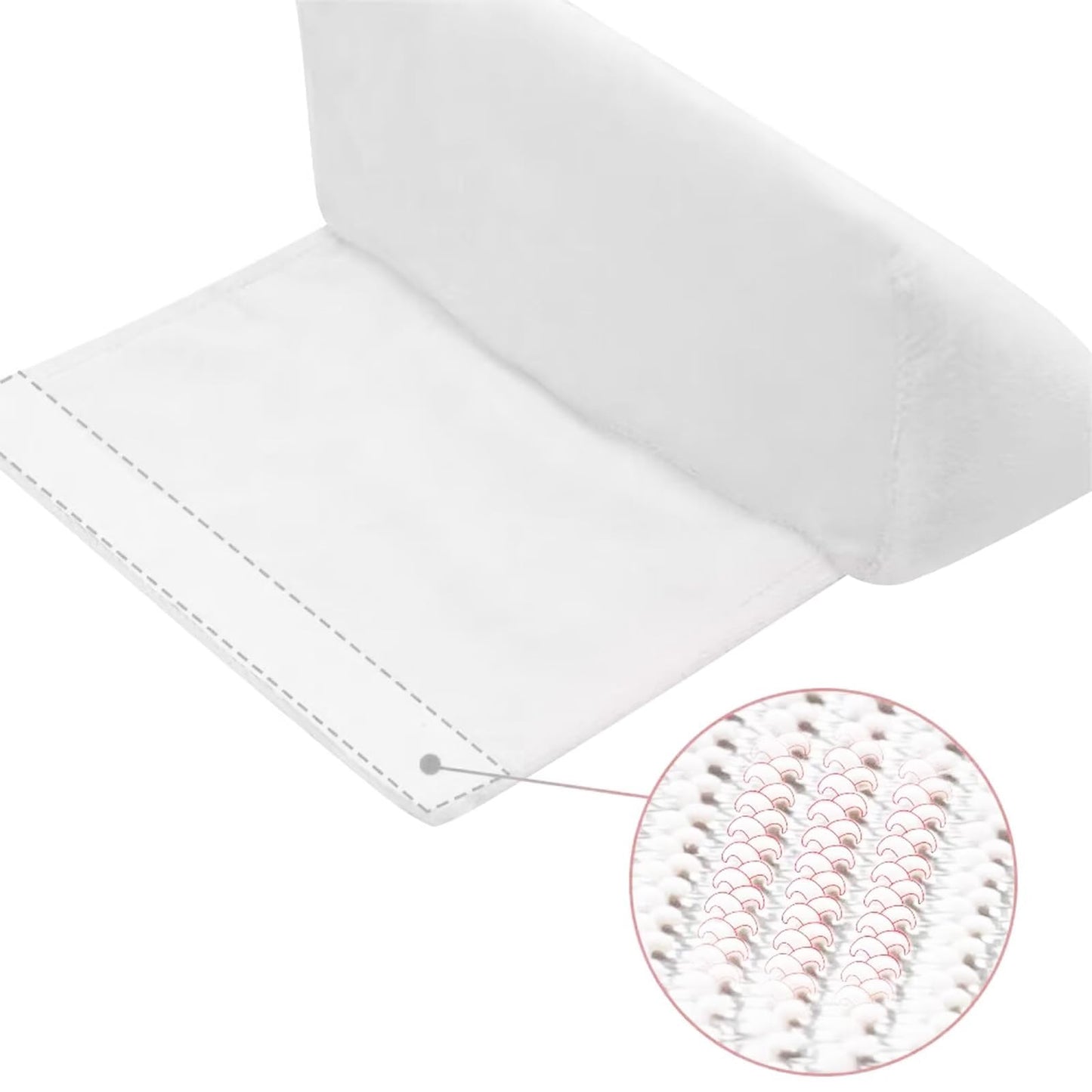 Hoovcmg Baby Side Sleeper Weddge Adjustable Soft and Breathable Pillow
