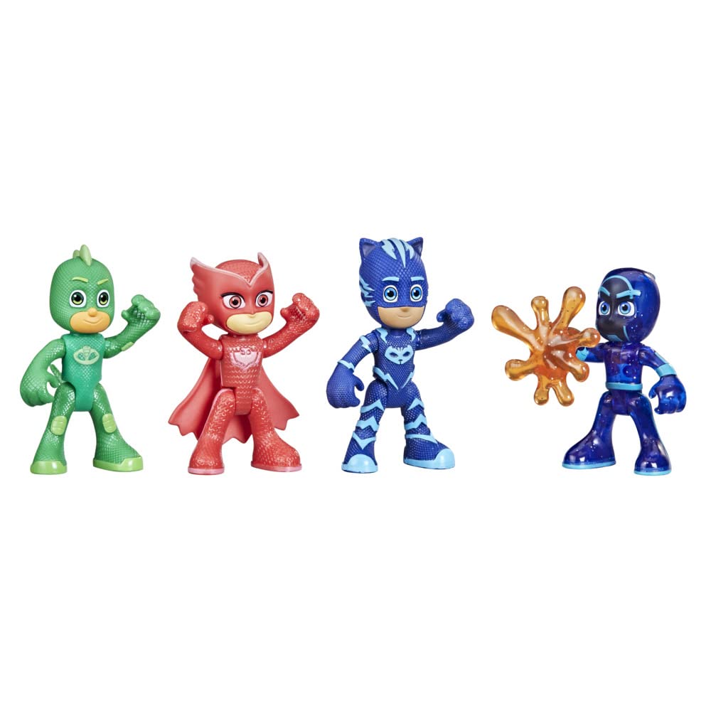 Hasbro Pjm Hero Vs Villain 4 Pack Asst Glow
