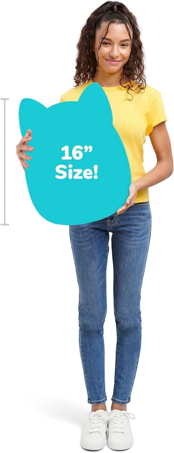 Squishmallow 16” Carl The Cheeseburger Plush – Official Kellytoy – Soft & Squishy Collectible Food Stuffed Animal – Perfect Christmas for Kids, Girls & Boys!