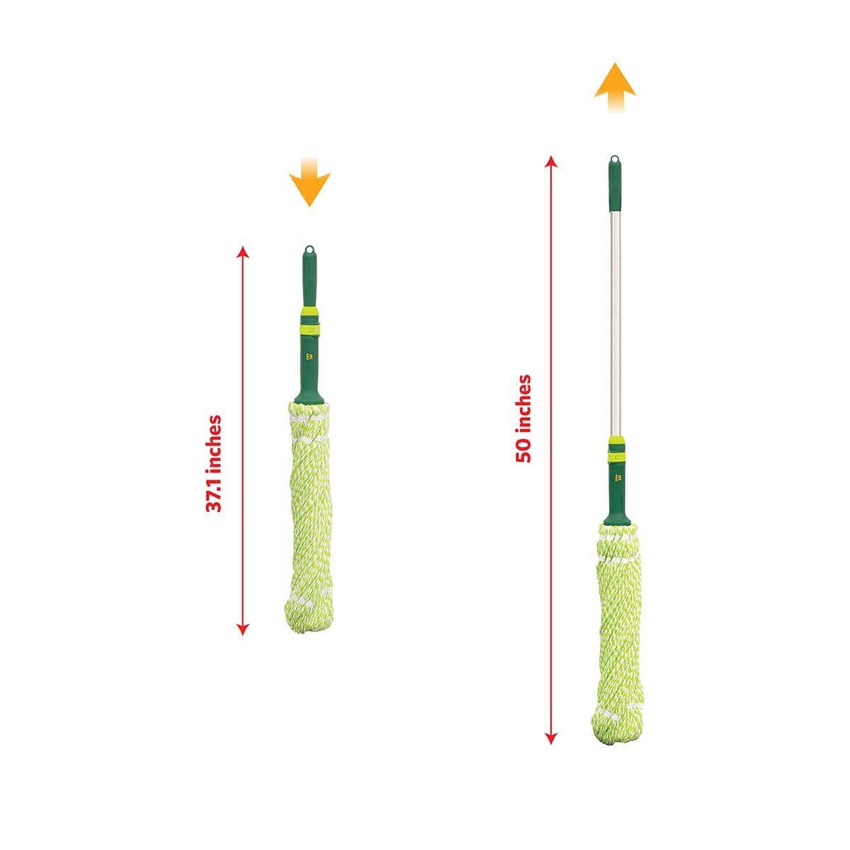 Pine-Sol Broom & Mop Cleaning Set - All-in-One Floor Cleaning Kit with Angled Broom and Dustpan, Twist & Microfiber Mops, Mini Dustpan with Brush, and Wall Mount Storage Rack - 7 Pieces