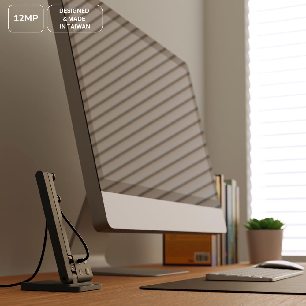 OKIOLABS OKIOCAM S2 Pro 13-MP USB Document Camera, Built-in Light & Mic, OKIOPoint Smart Pointer, for PC | Mac | Chromebook, Ultra HD Camera for Live Demo for Web Conference, Remote Teaching