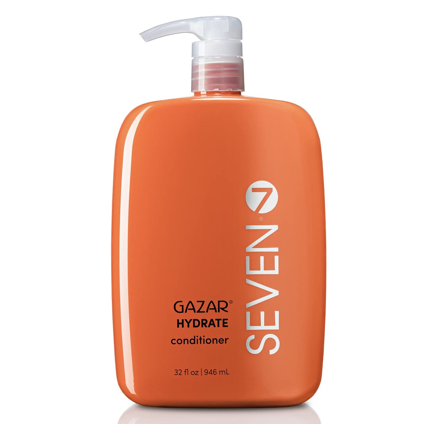 SEVEN Hair Care Gazar Hydrate Conditioner for Women & Men, Anti-Frizz, Moisturize Dry Hair, Sulfate + Paraben Free, Cruelty Free with Argan Oil, Jojoba & Biotin, Made in USA, 32oz