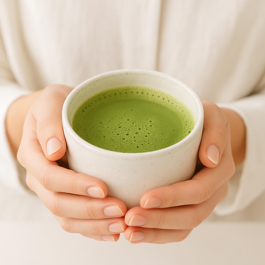 Nippon Matcha – Organic Ceremonial Grade Japanese Matcha Green Tea Powder – First Harvest from Uji, Kyoto – USDA Certified, Stone-Ground, Smooth & Vibrant (100g/3.53oz)