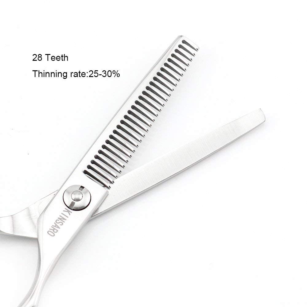 6 INCH Professional Hair Scissors Hair Cutting Scissors Hair Shears and 5.5 INCH Hair Thinning Scissors Barber Scissors JP Steel Kinsaro