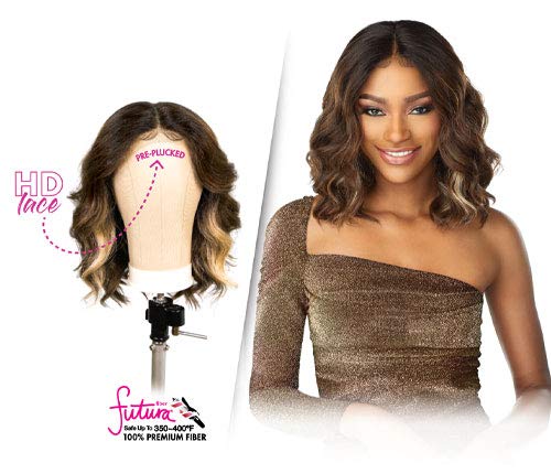 Sensationnel Synthetic HD Lace Front Wig - BUTTA UNIT 8 (1B Off Black)