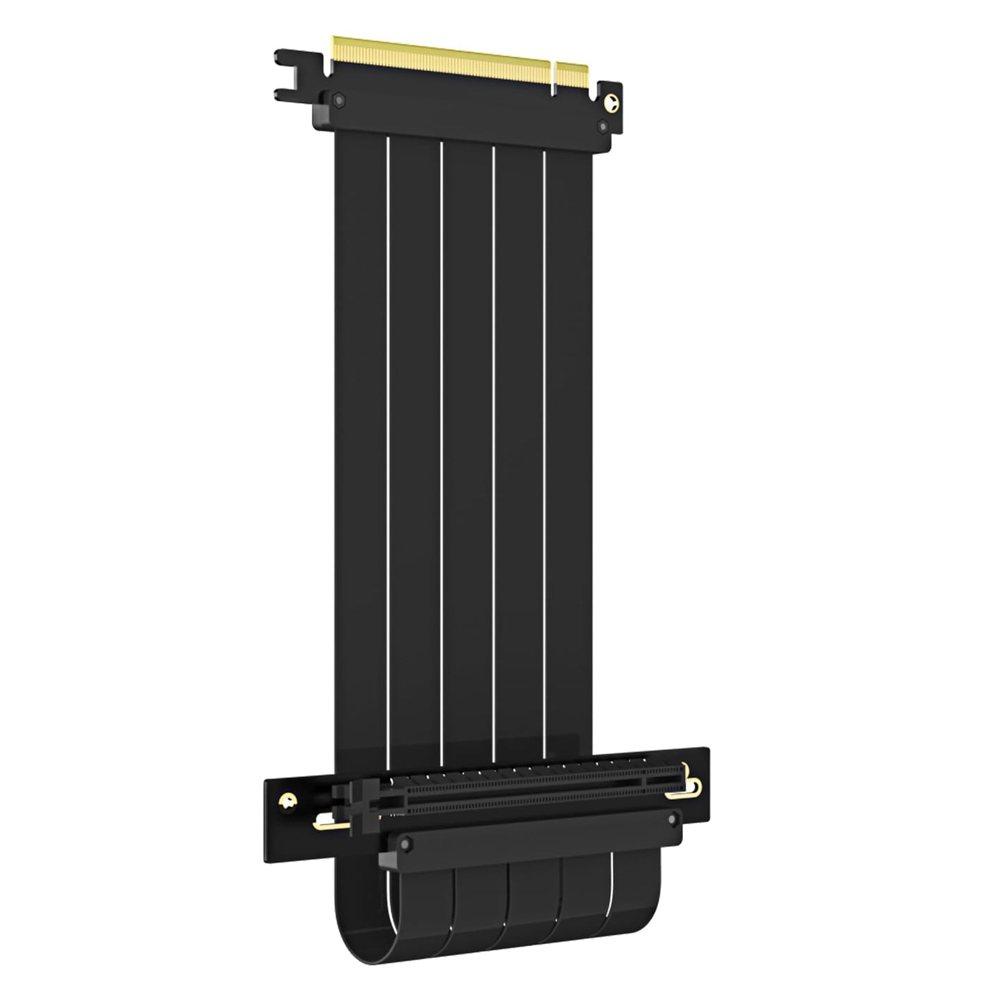 GLOTRENDS 300mm PCIe 4.0 X16 Riser Cable for PCIe 4.0/3.0 GPUs, Such as GeForce RTX 40/30 Series and AMD Radeon RX7000/RX6000 Series, etc