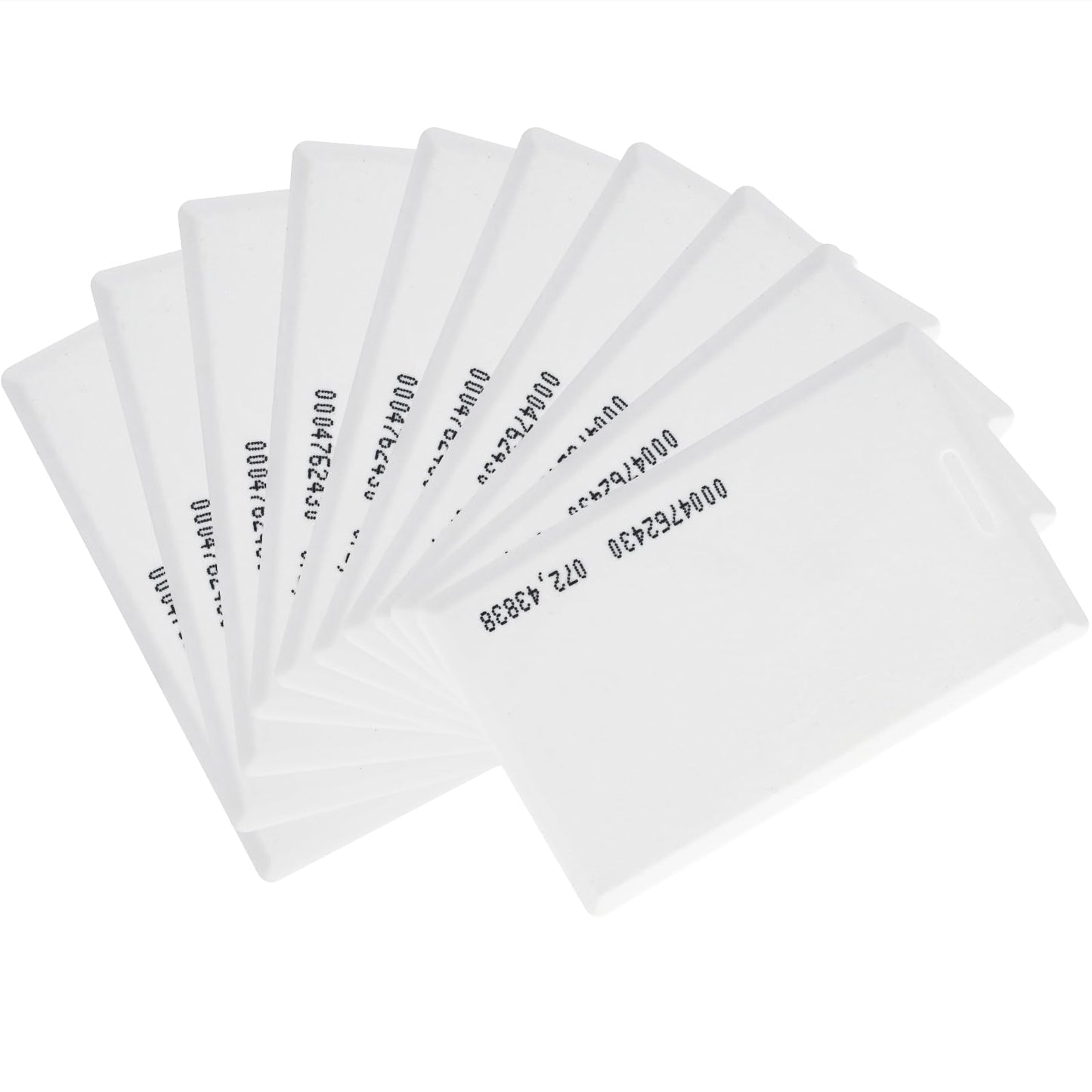 HapAttend RFID Cards Compatible with Time Clock H1 H2 H3-125KHz RFID Proximity Employee Thick Badges Cards for Time Clock MB1, MB2, TC1, TC2, TC7 (10 Pack)