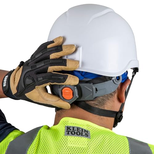 Klein Tools 60565 Safety Helmet, Type-2 Safety Helmet, Vented, Class C, White