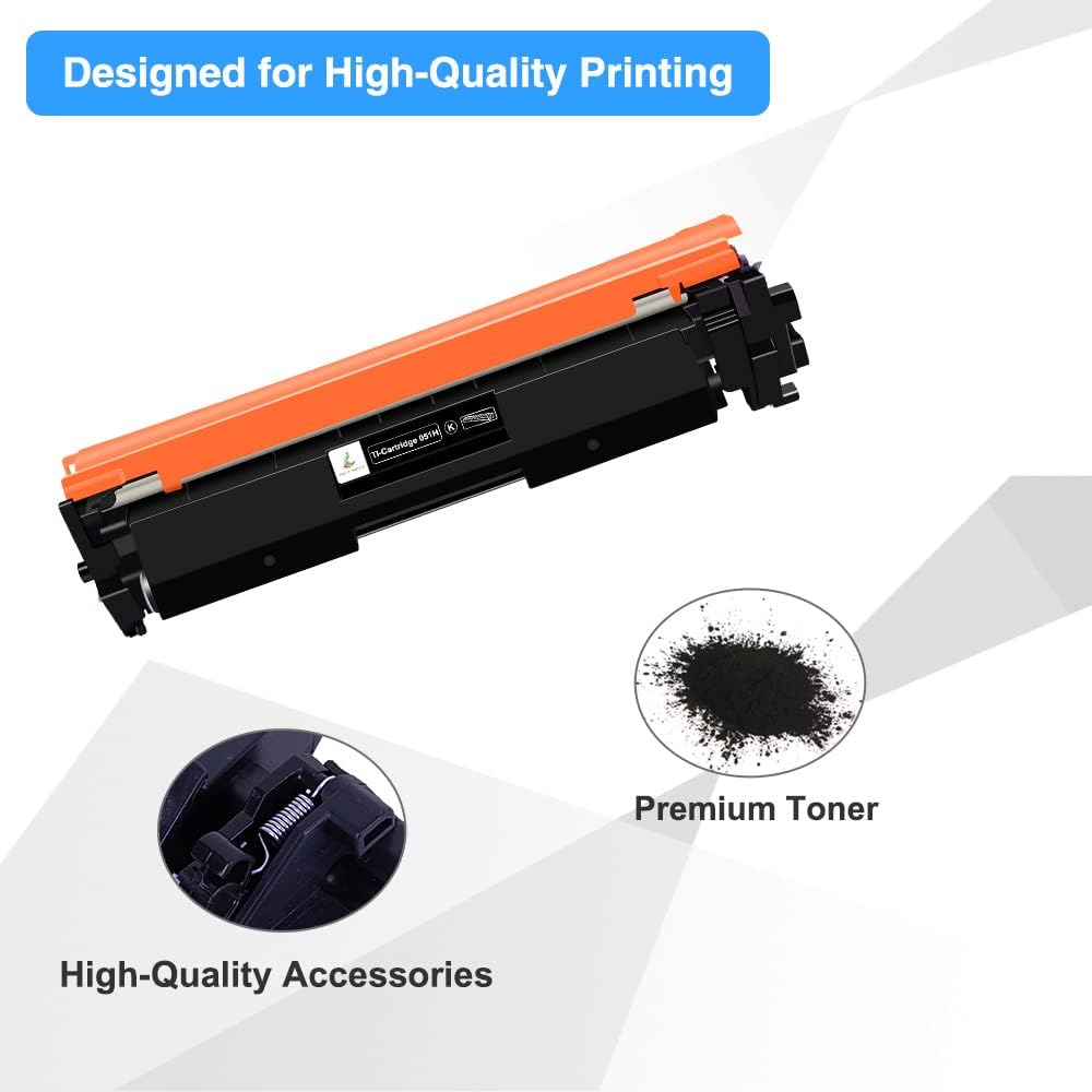 051H 051 Toner Cartridge Compatible for Canon 051H High-Yield Black Toner Cartridge 051 CRG-051H CRG051 for ImageCLASS MF264dw MF267dw MF269dw LBP162dw LBP161dn MF266dn MF263dn Printer 2-Pack