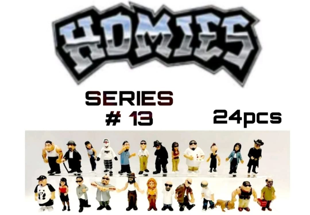 Homies Figures 1.75″ Series #13 Complete Set of 24 Pcs Loose Sealed Bags