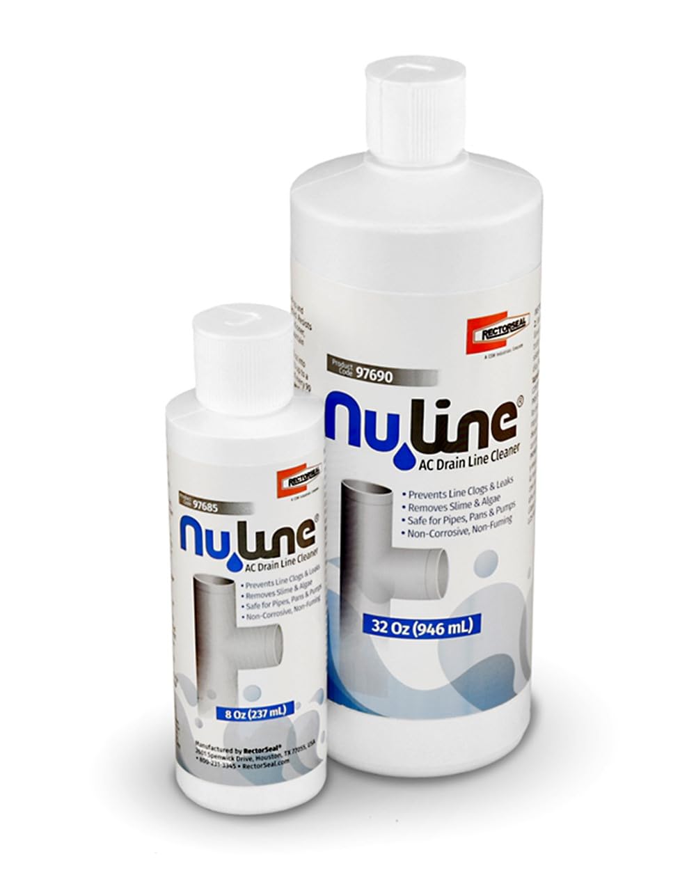 NuLine HVAC Condensate Nu-Line Drain Cleaner, 8 ounce (Pack of 6)