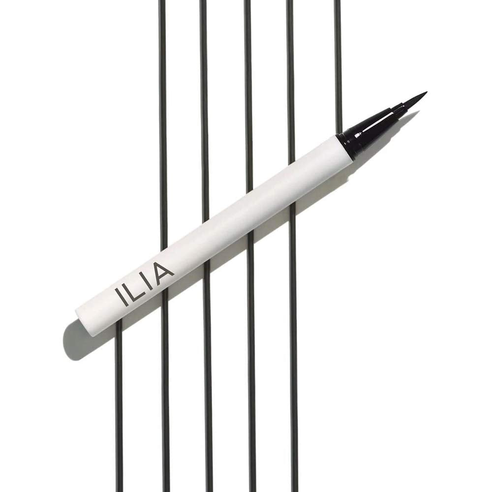 ILIA - Clean Line Liquid Liner | Non-Toxic, Vegan, Cruelty-Free, Quick Dry, Carbon Black-Free, + Water Resistant with Precision Tip (Black, 0.01 fl oz | 0.55 ml)