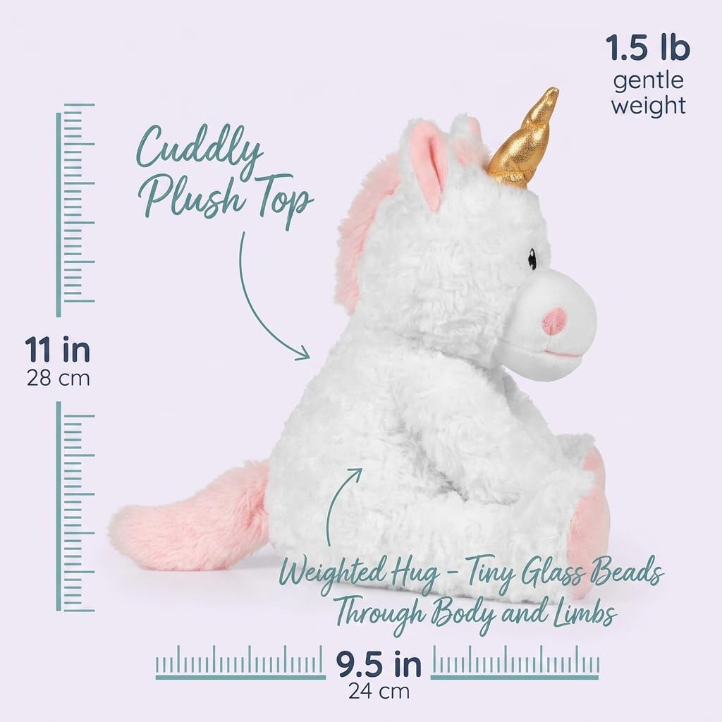 Warm Pals Microwavable Lavender Scented Plush Toy Stuffed Animal - Magical Unicorn