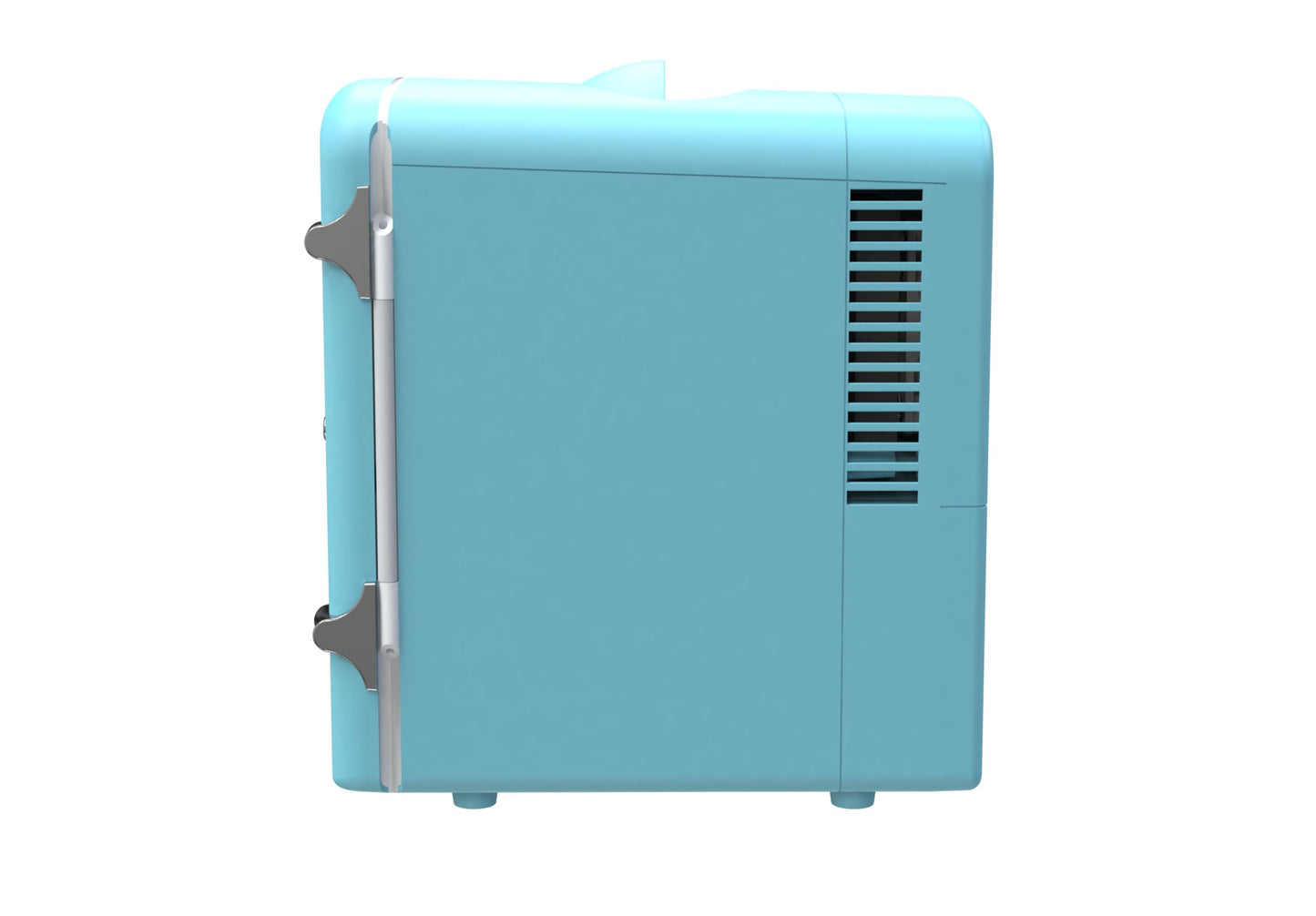 Frigidaire EFMIS171 Retro Mini Portable Personal Fridge - Ideal for Home, Office or Dorm - Includes Carrying Handle, AC/DC Wall/Car Charger (SkyBlu)