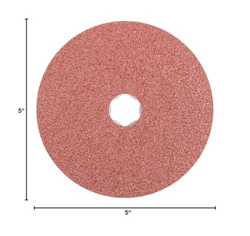 PFERD COMBICLICK Fibre Disc, 25 pc. | 5 inch Dia. | 36 grit | Aluminum Oxide A | 40100 - for Universal Grinding Work from coarse to fine Grinding in Industry and Professional Trades