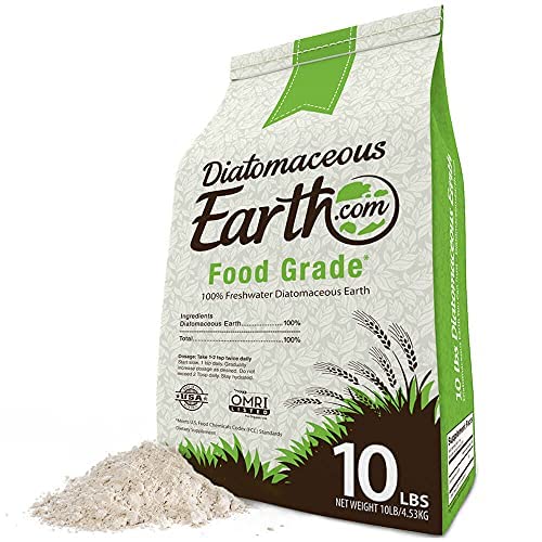DiatomaceousEarth 10 LBS Food Grade Diatomaceous Earth - 100% Organic All Natural Diamateous Powder - Diametaceous for Humans is Safe Around Children