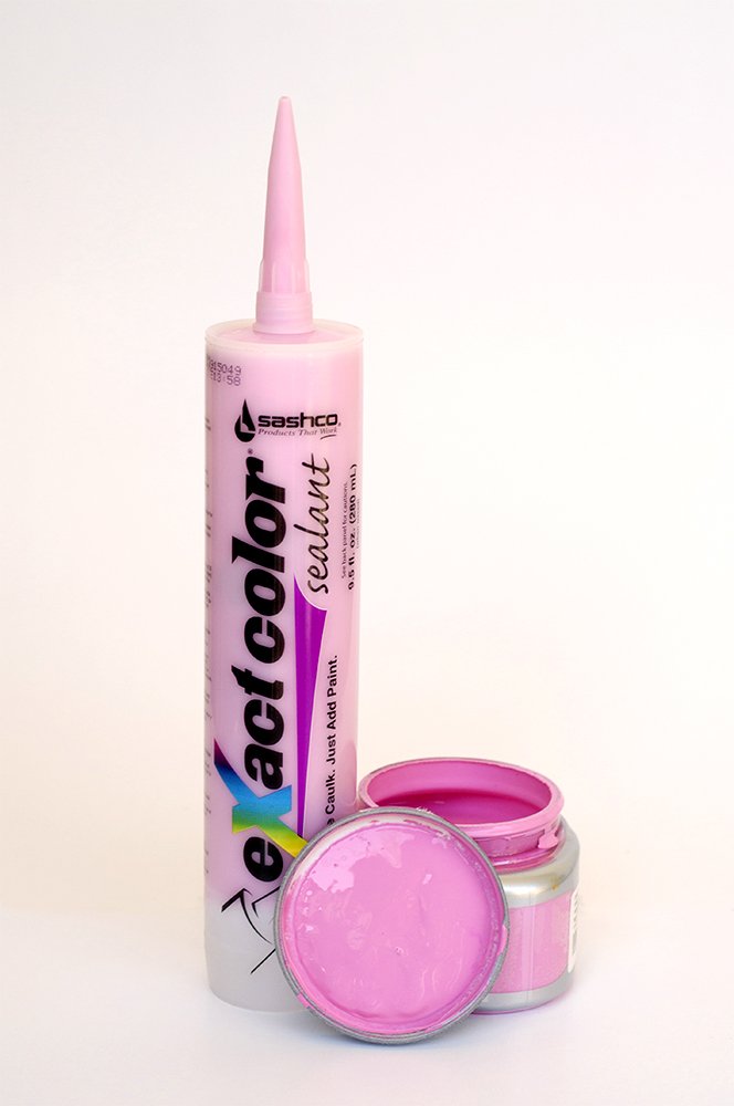 Sashco-12005 Exact Color Sealant with 9.5-Ounce Cartridge Contractor Case, 6-Pack