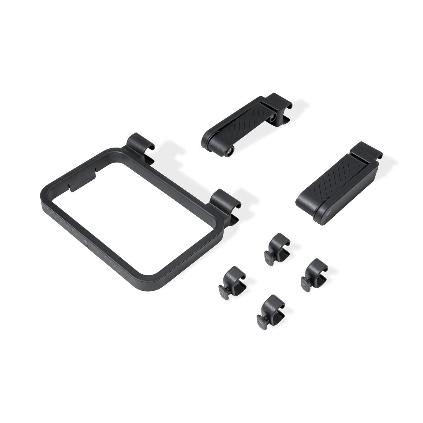 Weber Works Organizer Kit – Rail‑Mounted Grill Accessory Set with Paper Towel Holder, Garbage Bag Holder & Tool Hooks