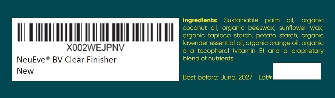 NeuEve® BV Clear Finisher (Customized) – Extra-Strength Formula – Use after You Have Tried the NeuEve BV Clear - Clear Tough Recurrent BV – Natural Feminine Cleanser/Deodorant