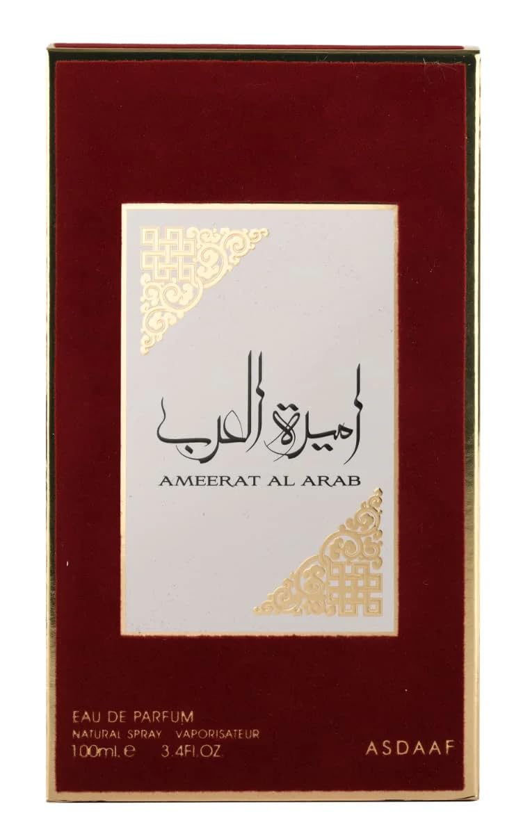 Lattafa Asdaaf Ameerat Al Arab Eau de Parfum Spray for Women, 3.4 Ounce (Pack of 4)