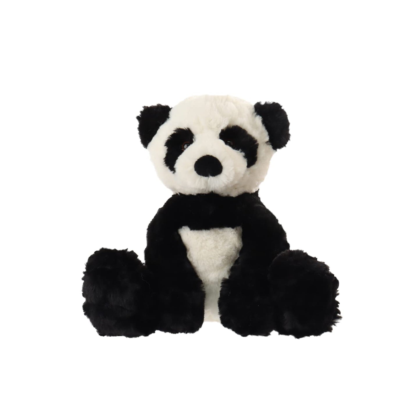Apricot Lamb Toys Plush Panda Bear Stuffed Animal Soft Cuddly Perfect for Child (Black and White Panda, 8 Inches)