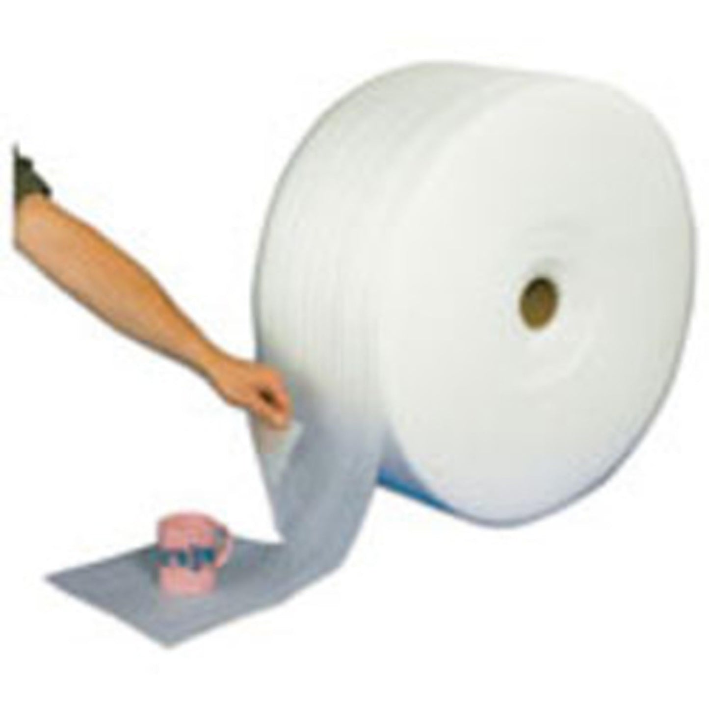 Aviditi Polyethylene UPSable Perforated Air Foam Roll, 350' L x 12" W x 1/8" H, White (FWUPS18S12P)