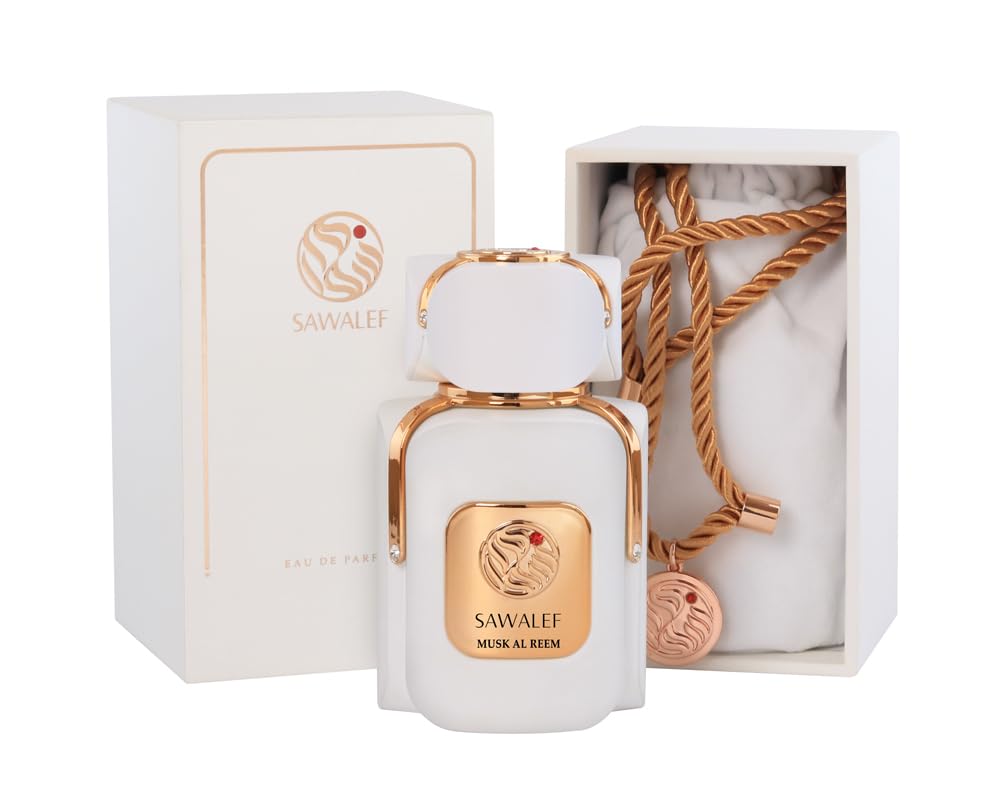 Swiss Arabian Musk Al Reem Musky and Sweet Scent Notes - Long Lasting and Addictive Unisex Fragrance - Seductive Signature Aroma - The Luxurious Scent Of Arabia - 2.7 oz EDP Spray