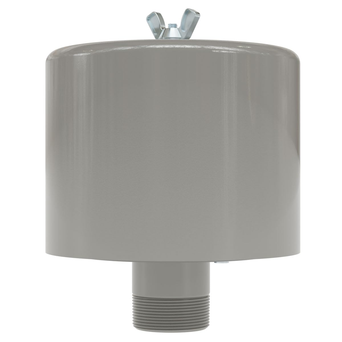 Solberg FS-19P-125™ Inlet Compressor Air Filter Silencer, 1-1/4" MPT Outlet, 6-5/8" Height, 6" Diameter, 70 SCFM, Made in the USA
