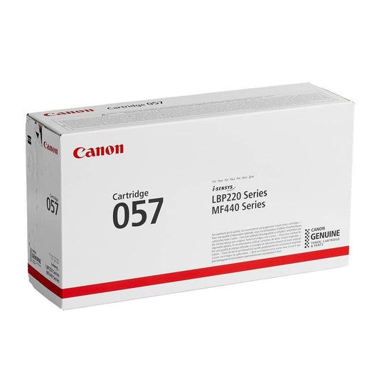 Canon LBP CRG 057 Cartridge - 3009C002 - Black Toner - 3100 Pages Yield - Compatible with i-SENSYS LBP223dw, LBP226dw, MF443dw, MF445dw