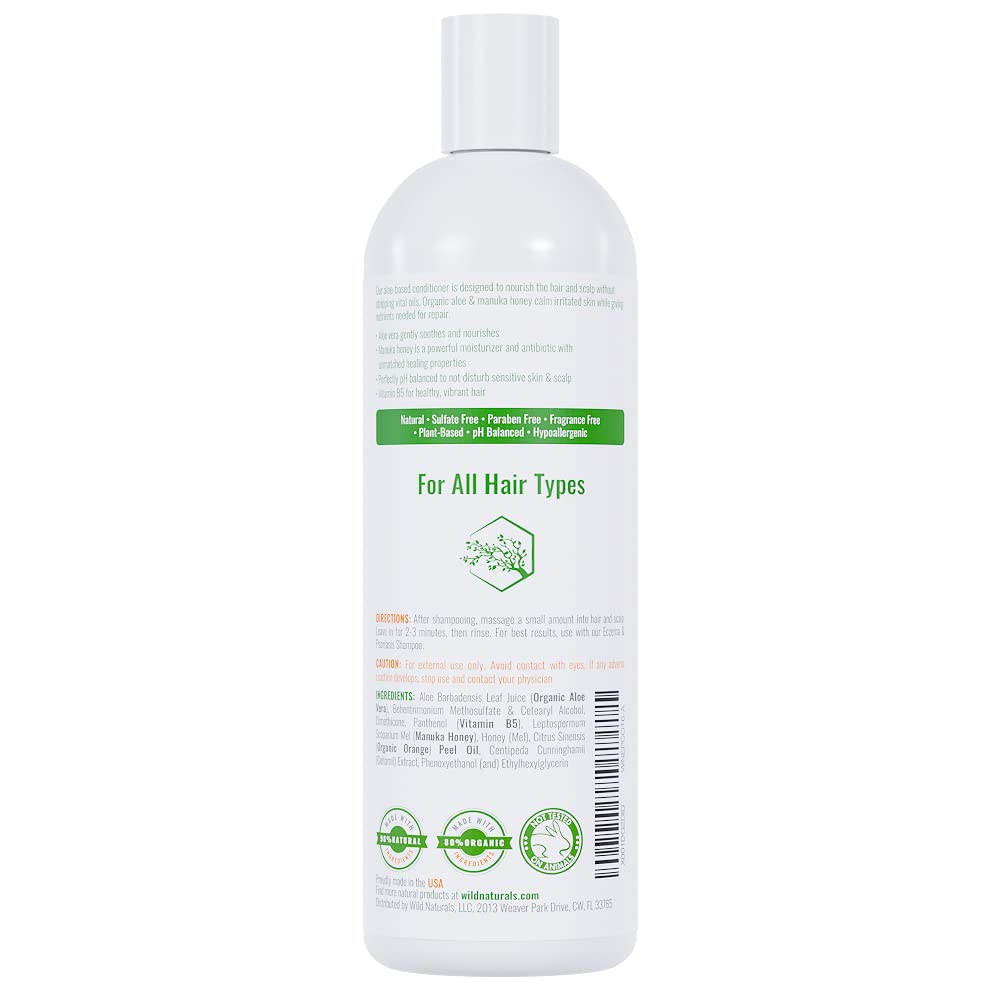 Eczema Psoriasis Conditioner and Dry Scalp Treatment - Anti Dandruff Hair Conditioner for Damaged Dry Hair - Scalp Psoriasis - Deep Conditioner for Seborrheic Dermatitis Scalp - Dry Scalp Conditioner