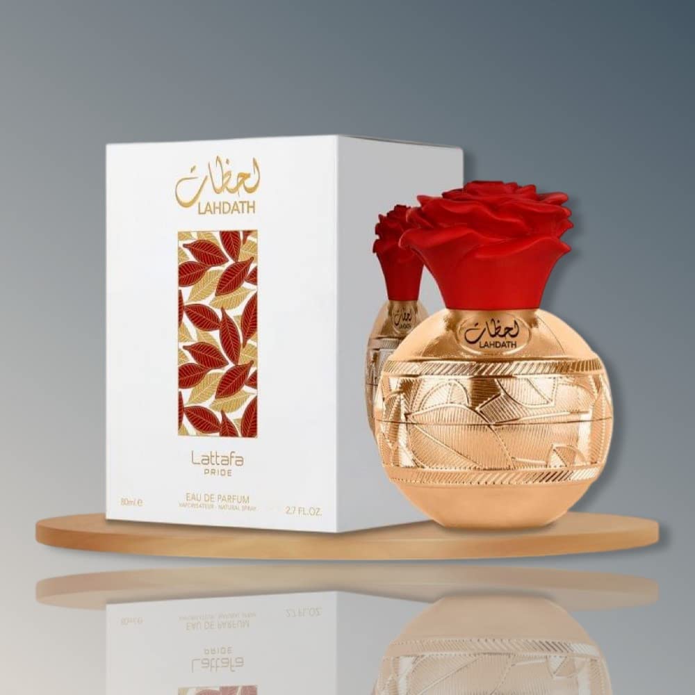 Lattafa Perfumes Lahdath for Unisex Eau de Parfum Spray, 2.7 Ounce